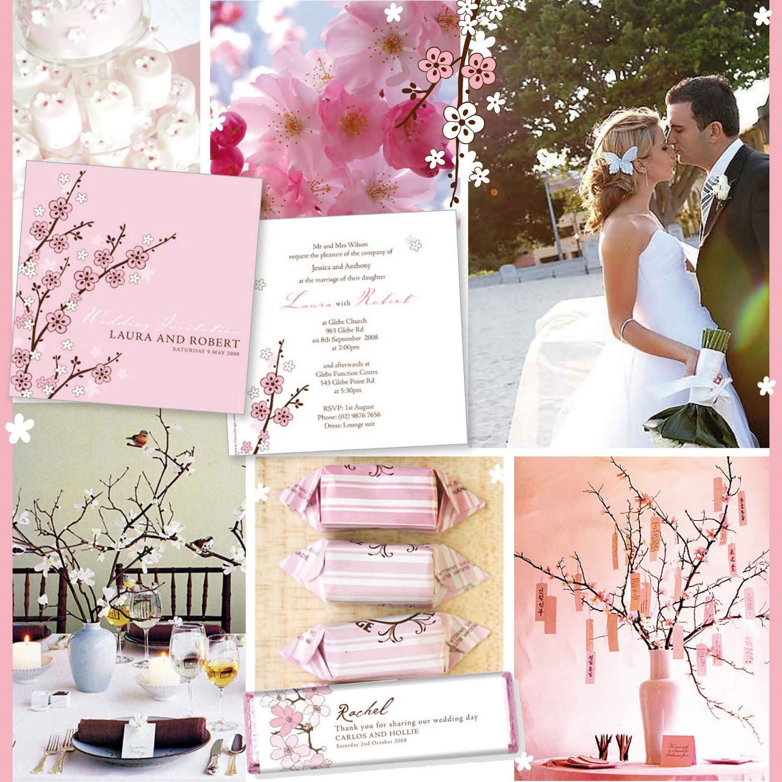 details mariage decor japonais romantique